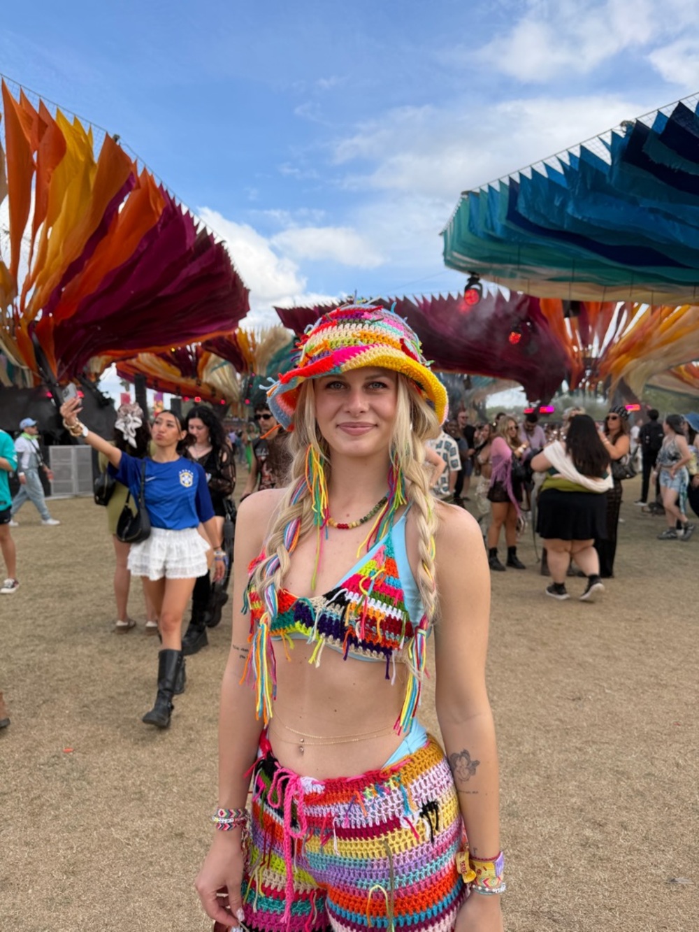 Custom Crochet Festival Outfit Set